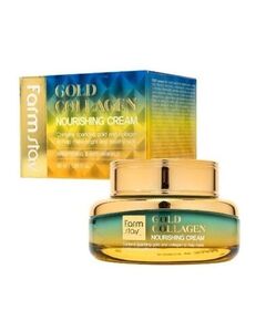 FarmStay Крем питательный с золотом и коллагеном - Gold collagen nourishing cream, 50мл