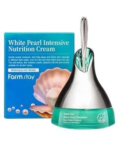 FarmStay Крем интенсивно питательный с экстрактом жемчуга – White pearl intensive nutrition , 50г