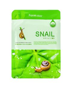 FarmStay Маска тканевая с муцином улитки - Visible diference mask sheet snail, 23мл