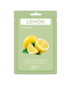 YU.R ME Маска тканевая с экстрактом лимона – Lemon sheet mask, 1шт