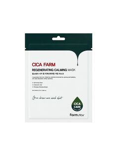 FarmStay Маска тканевая с центеллой восстанавливающая - Cica farm regenerating calming mask, 25мл