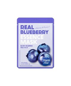 FarmStay Маска тканевая для лица с черникой - Real blueberry essence mask, 23мл