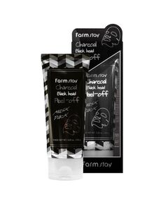 FarmStay Маска пленка очищающая с углем - Charcoal black head peel-off mask pack, 100г