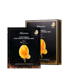 JMsolution Маска гидрогелевая с прополисом - Honey luminous royal propolis hydrogel mask black, 30мл