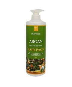 Deoproce Маска для волос с аргановым маслом - Argan silky moisture hair pack, 1000мл