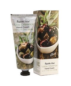FarmStay Крем для рук с экстрактом оливы - Visible difference hand cream olive, 100г