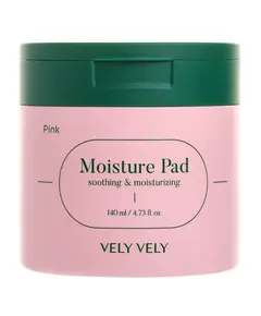 Vely Vely Увлажняющие тонер-пэды с экстрактом опунции Pink Moisture Pad 60 шт