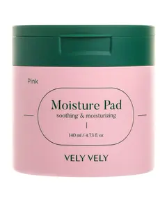 Vely Vely Увлажняющие тонер-пэды с экстрактом опунции Pink Moisture Pad 60 шт