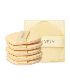 Vely Vely Спонж для кушона Honey Glow Coating Puff 5 шт