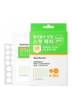 Real Barrier Подсушивающие патчи от акне с BHA-кислотой Control-T Spot Patch 128 шт