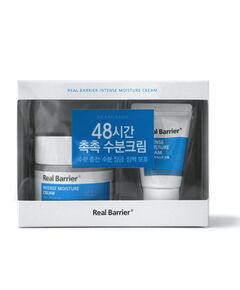 Real Barrier Набор: ламеллярный интенсивно увлажняющий крем со скваланом + travel-формат Intense Moisture Cream 50+20 мл