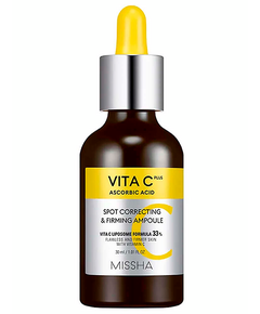Missha Антиоксидантная укрепляющая сыворотка с витамином С - 33% против пигментных пятен Vita C Plus Spot Correcting & Firming Ampoule 30 мл