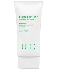 UIQ Успокаивающий крем против фотостарения с пробиотиками SPF50 Biome Remedy™ Mild Sun Cream 50 мл