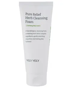 Vely Vely Успокаивающая пенка с травяным комплексом Pure Relief Herb Cleansing Foam 150 мл