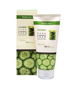 FarmStay Пенка для умывания с экстрактом огурца - Cucumber pure cleansing foam, 180мл