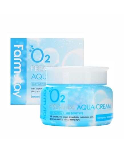 FarmStay Крем увлажняющий с кислородом O2 – Premium aqua cream, 100г