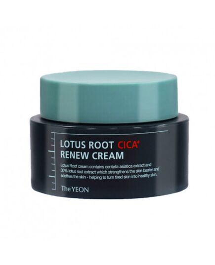 TheYEON Крем увлажняющий с экстрактом лотоса и центеллы – Lotus root cica+ renew cream, 50мл