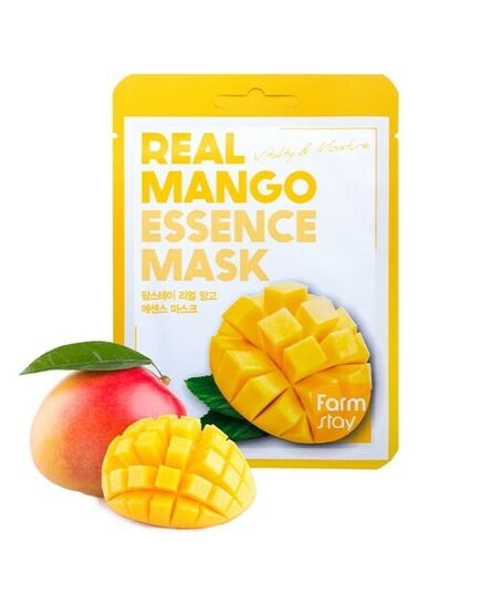 FarmStay Маска тканевая для лица с экстрактом манго - Real mango essence mask, 23мл