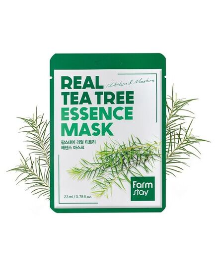 FarmStay Маска тканевая для лица с экстрактом чайного дерева - Real tea tree essence mask, 23мл