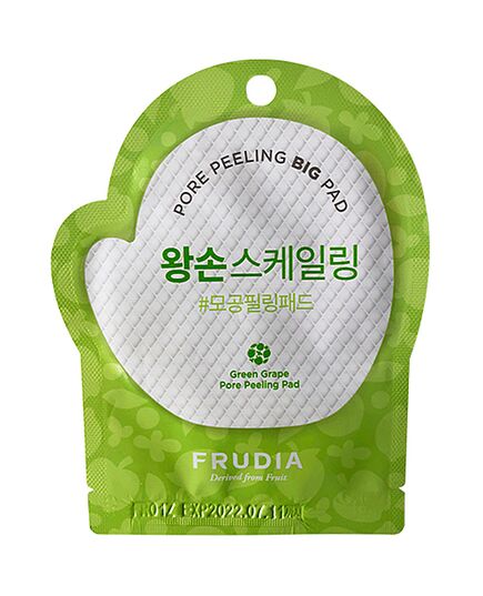 Frudia Диски отшелушивающие с зеленым виноградом (1саше) - Green grape pore peeling pad (Pouch), 3мл