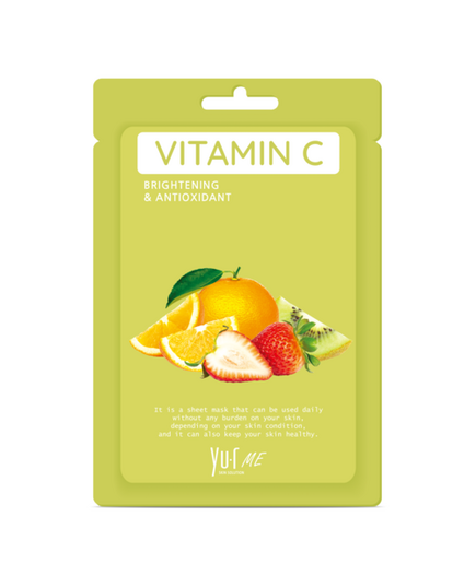 YU.R ME Маска тканевая с витамином C – Vitamin C sheet mask, 1шт