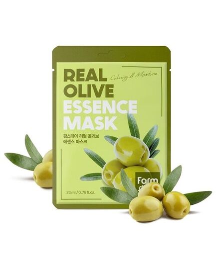 FarmStay Маска тканевая для лица с экстрактом оливы - Real olive essence mask, 23мл