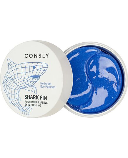 Consly Патчи для глаз с экстрактом акульего плавника - Hydrogel shark fin eye patches, 60шт