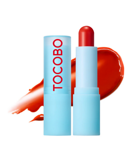 Tocobo Бальзам для губ увлажняющий оттеночный - Glass tinted lip balm 013 tangerine red, 3.5г