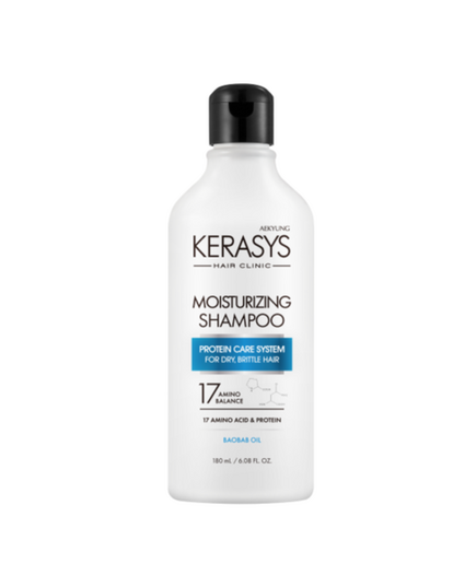 KeraSys Шампунь увлажняющий для сухих ломких вьющихся волос - Moisturizing shampoo, 180мл