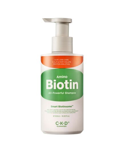 CKD Шампунь с аминокислотами и биотином - Amino Biotin all-powerful shampoo, 500мл
