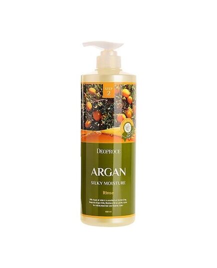 Deoproce Бальзам для волос с аргановым маслом - Argan silky moisture rinse, 1000мл