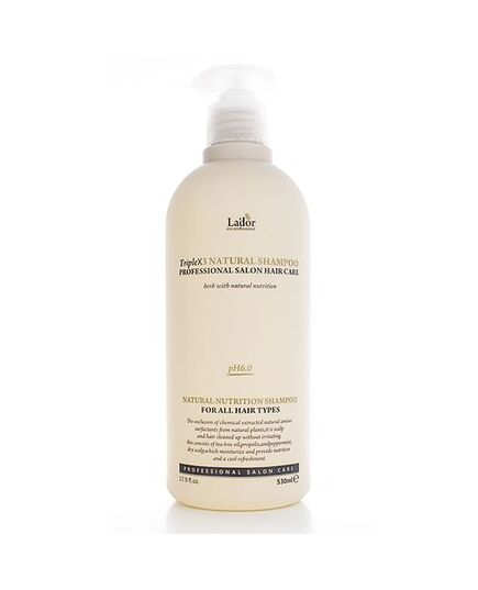 Lador Шампунь с натуральными ингредиентами - Ph6.0 Triplex natural shampoo, 530мл