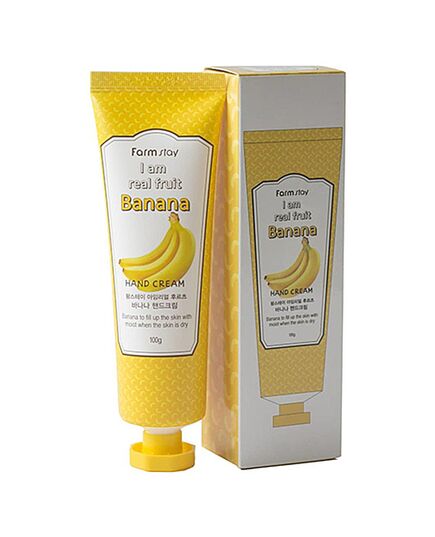 FarmStay Крем для рук с экстрактом банана - I am real fruit banana hand cream, 90мл