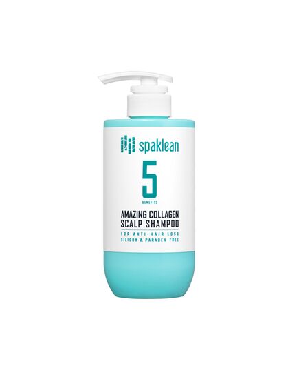 Spaklean Шампунь для кожи головы с коллагеном - Amazing collagen scalp shampoo, 500мл