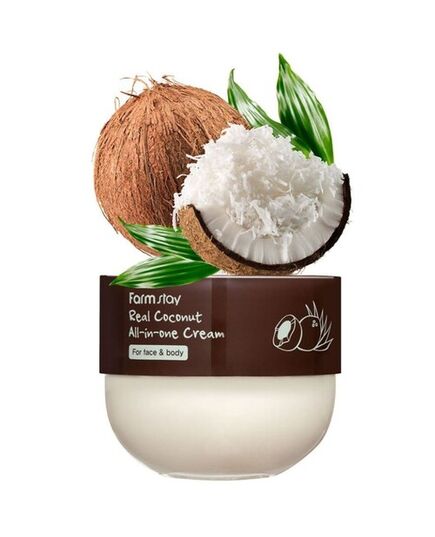 FarmStay Крем многофункциональный с кокосом - Real coconut all-in-one cream, 300мл