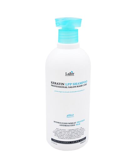 Lador Шампунь безщелочной кератиновый - Ph6.0 Keratin LPP shampoo, 530мл