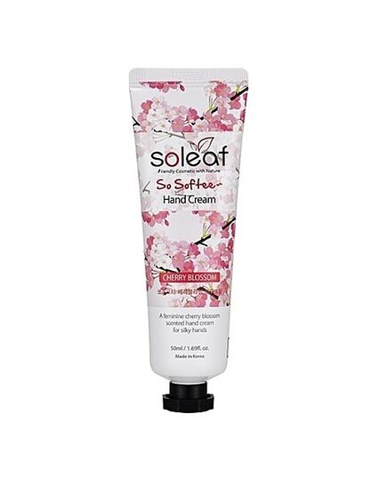 Soleaf Крем для рук Вишневое цветение - So softee hand cream cherry blossom, 50мл