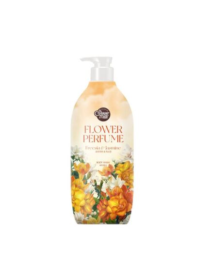 KeraSys Гель для душа парфюмированный «жасмин» - Shower mate flower perfume, 900мл