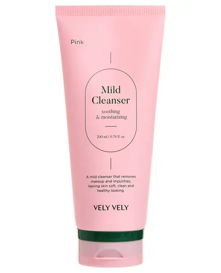 Vely Vely Успокаивающий слабокислотный гель для умывания Pink Mild Cleanser 200 мл