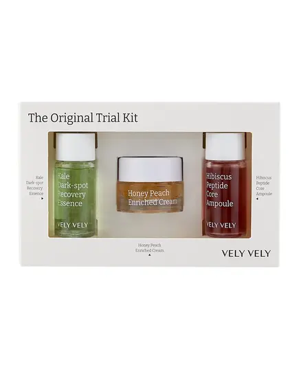 Vely Vely Дорожный набор: эссенция + сыворотка + крем The Original Trial Kit 7 мл х 3 шт