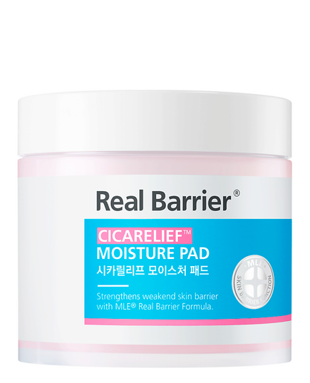 Real Barrier Успокаивающие гипоаллергенные пэды с MLE Cicarelief Moisture Pad 60 шт