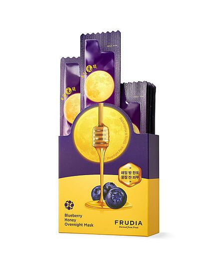 Frudia Маска ночная питательная с черникой и медом - Blueberry honey overnight mask, 20*5мл