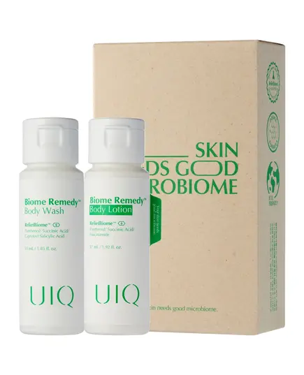 UIQ Подарочный набор для тела «Вашей коже нужен здоровый микробиом» Biome Remedy Mini Duo 55 мл + 57 мл