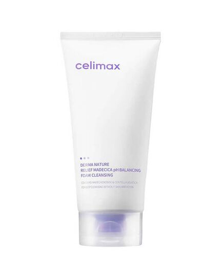 Celimax Пенка для умывания нежная успокаивающая- Relief madecica pH balancing foam cleansing, 150мл