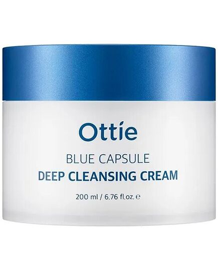 Ottie Очищающий крем с капсульными шариками Blue Capsule Deep Cleansing Cream  200 мл