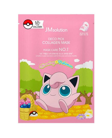 JMsolution Маска тканевая омолаживающая с коллагеном - Deco pick collagen mask pokemon, 30мл