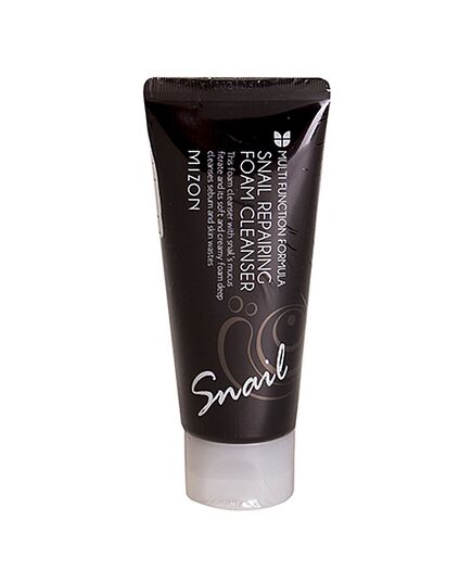 Mizon Пенка для умывания c муцином улитки - Snail repairing foam cleanser, 60мл