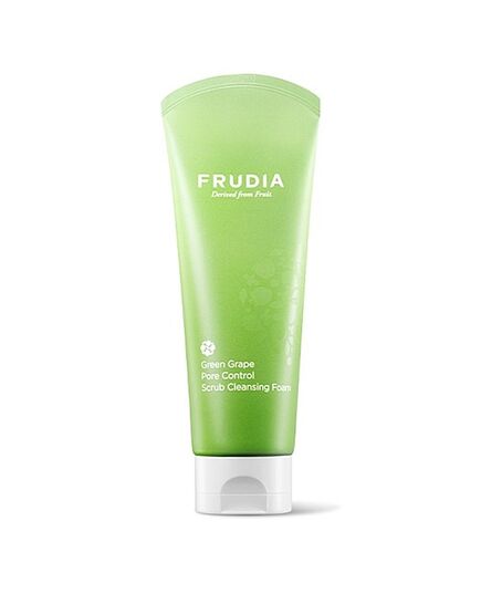 Frudia Скраб-пенка для умывания с виноградом - Green grape pore control scrub cleansing foam, 145мл