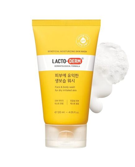 CKD Гель очищающий для лица и тела - Lactoderm beneficial moisturizing skin wash, 120мл