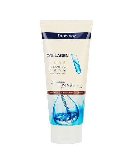 FarmStay Пенка очищающая с коллагеном - Collagen pure cleansing foam, 180мл
